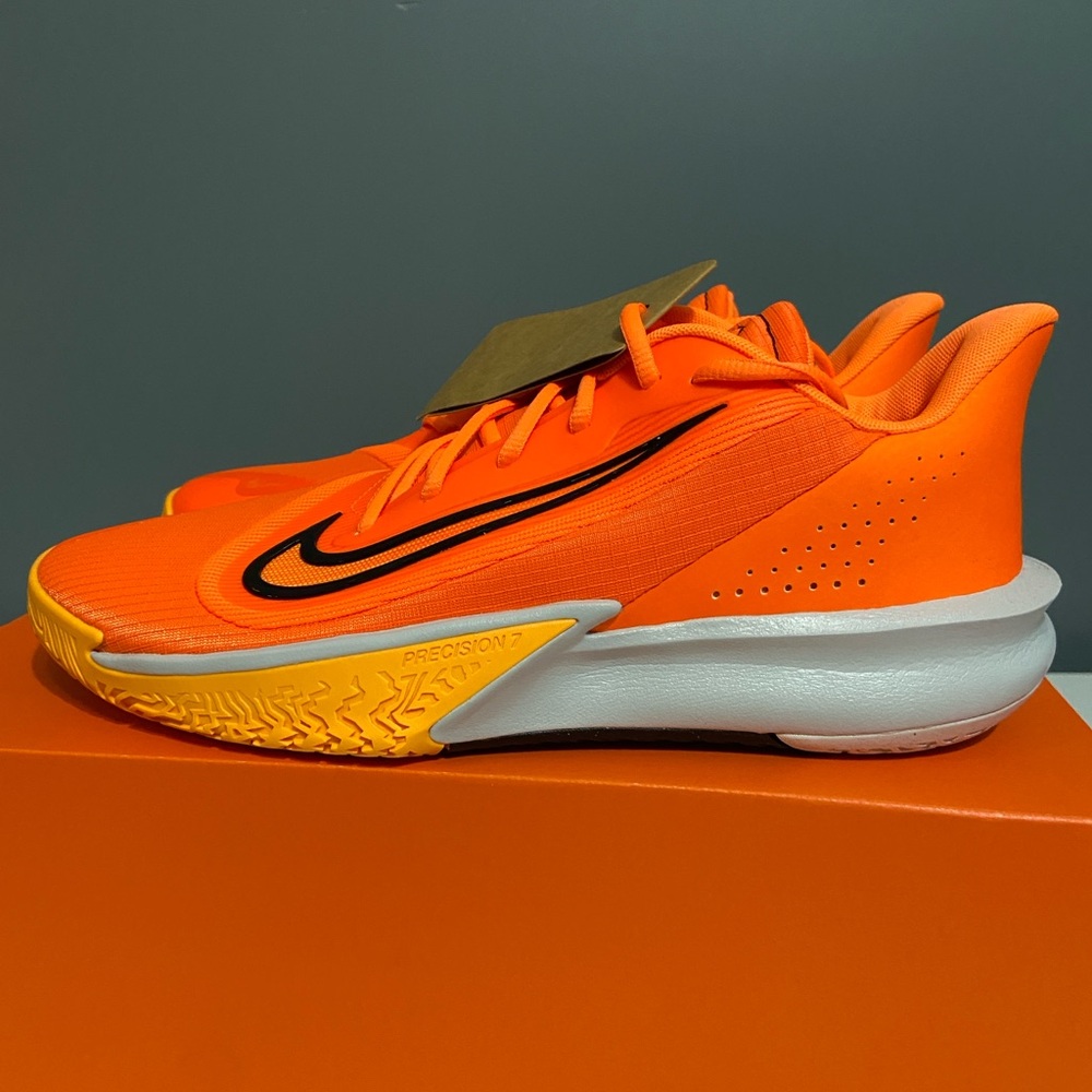 Nike Precision VII Orange Basketball Shoes